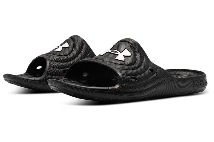 Шлепанцы мужские Under Armour Locker 4 черно-белые, 40 EU