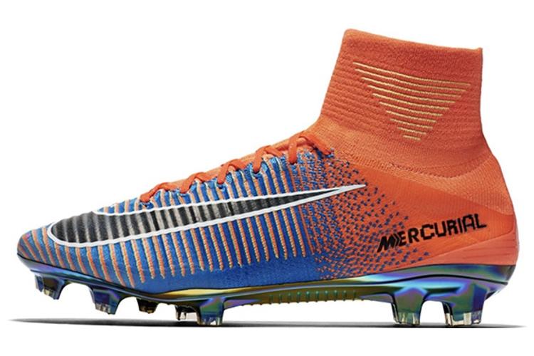 Футбольные бутсы мужские Nike Mercurial Superfly 5 FG total crimson photo blue
