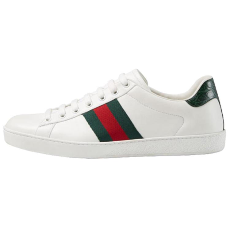 Кеды мужские GUCCI Ace Leather Sneakers, белые