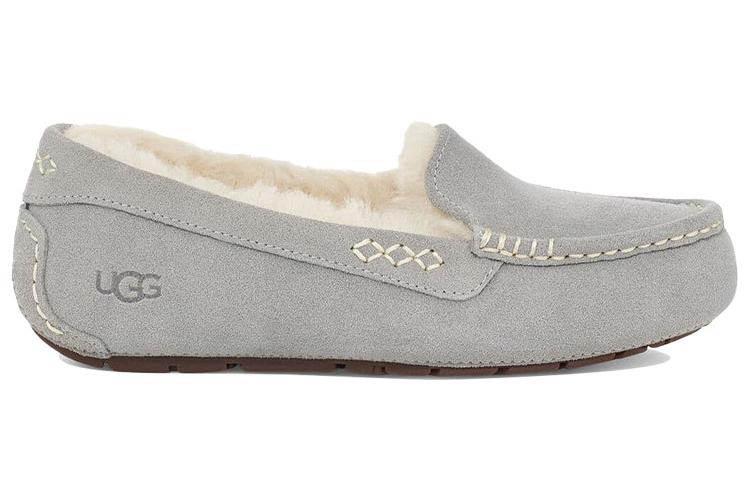 Мокасины женские UGG Ansley Slipper светло-серые, 42 EU