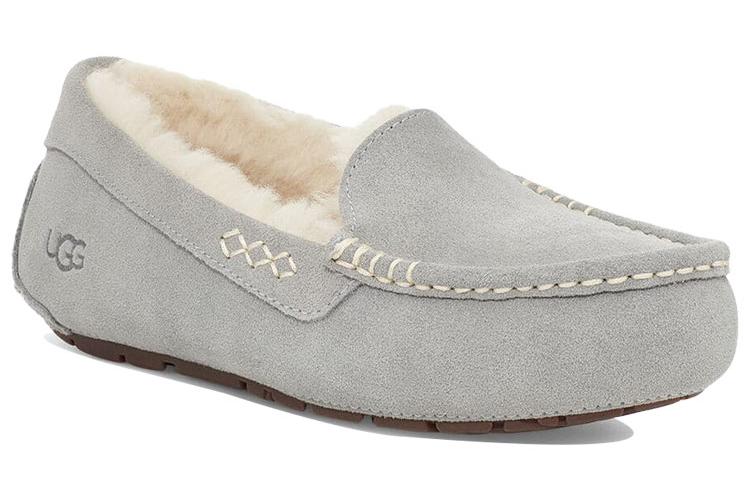 Мокасины женские UGG Ansley Slipper светло-серые, 42 EU