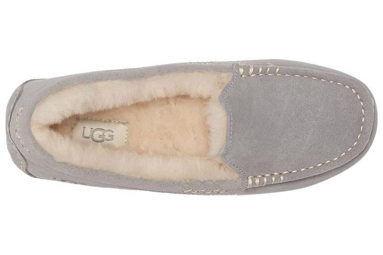 Мокасины женские UGG Ansley Slipper светло-серые, 42 EU