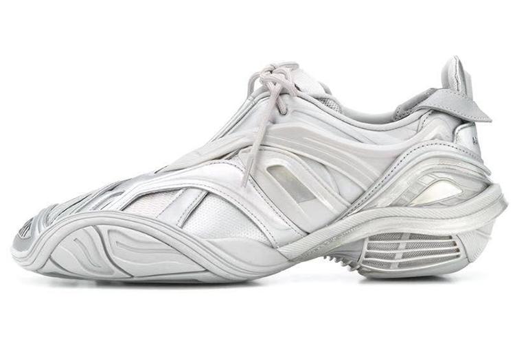 Кроссовки мужские Balenciaga Tyrex Bandage белые/серебристые
