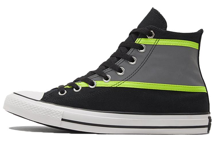 Кеды унисекс Converse Hi Vis Chuck Taylor All Star черные, зеленые, серые