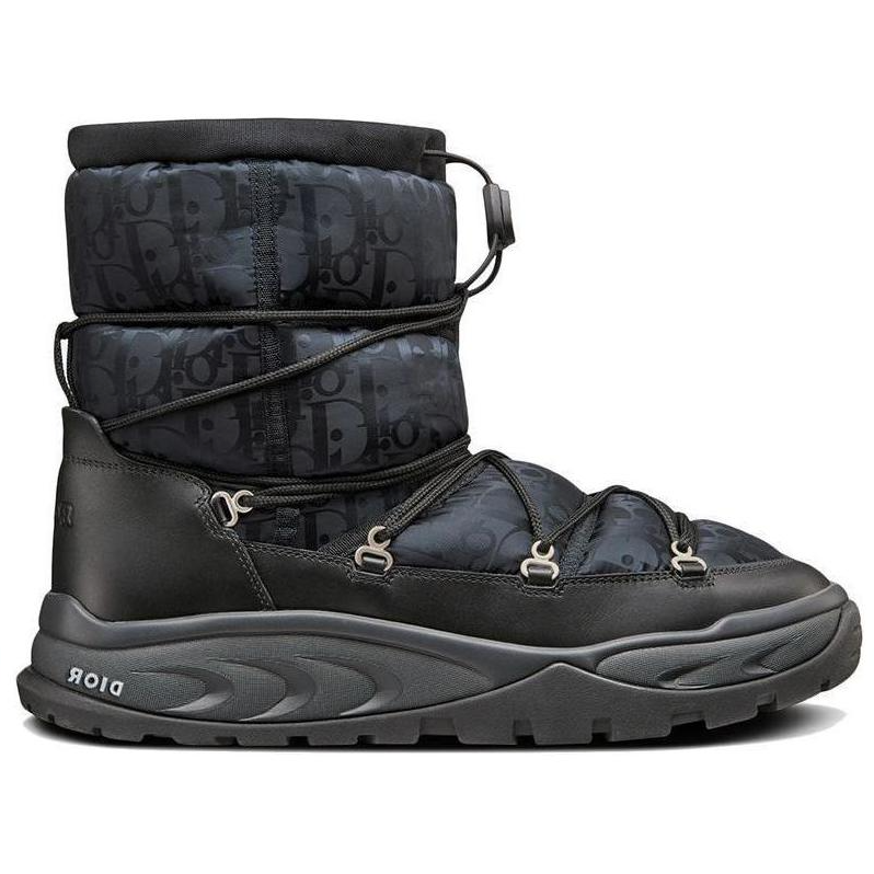 Сноубутсы мужские DIOR Snow Ankle Boot черные, 40 EU