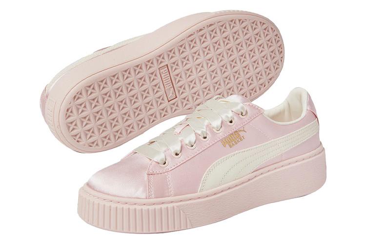 Кеды женские PUMA Basket Platform Tween розовые, 38 EU