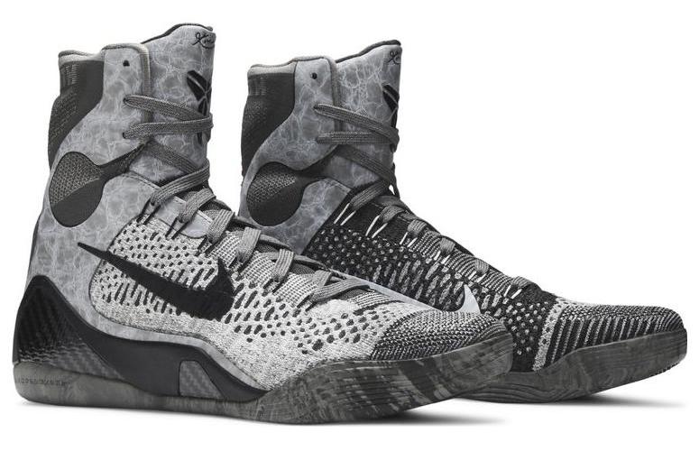 Кроссовки мужские Nike Kobe 9 Elite XDR base grey black, 40.5 EU
