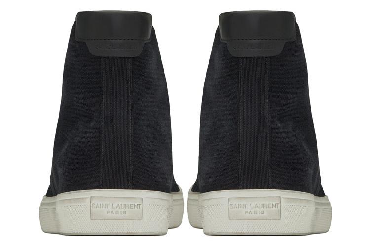 Кеды мужские SAINT LAURENT Malibu Mid черные, 40 EU