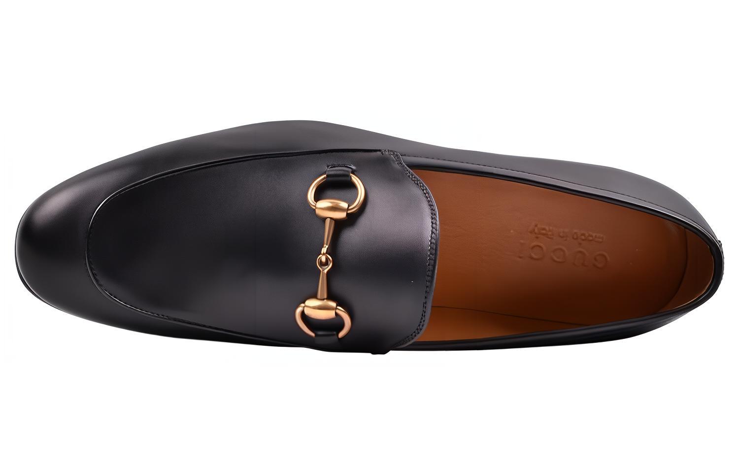 Мокасины мужские GUCCI Horsebit Quentin черные, 43.5 EU