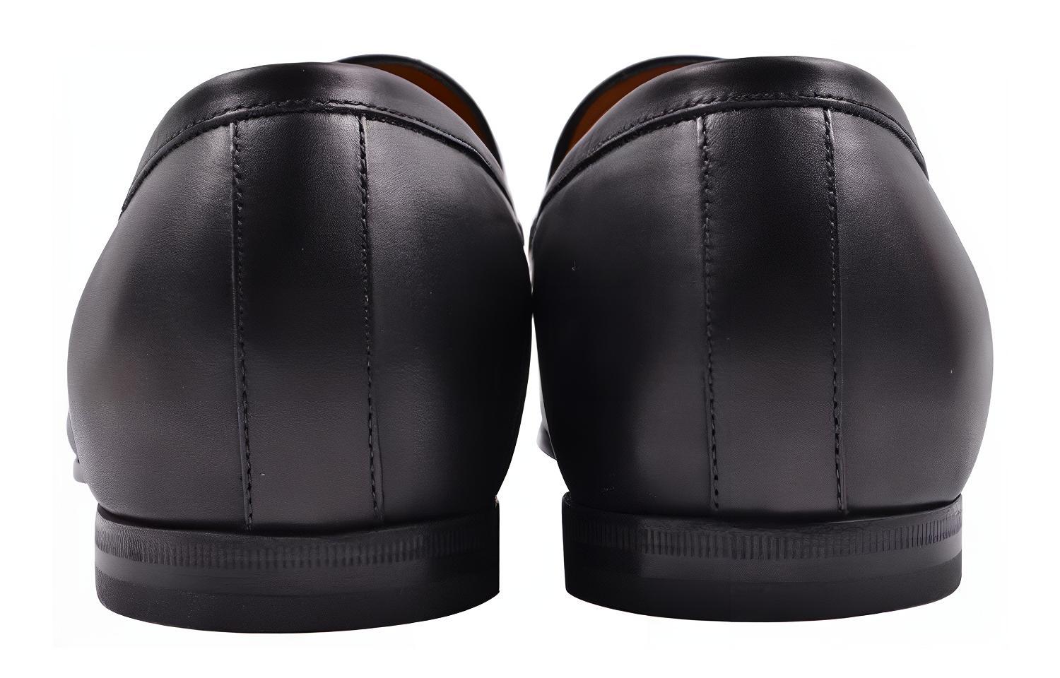 Мокасины мужские GUCCI Horsebit Quentin черные, 43.5 EU