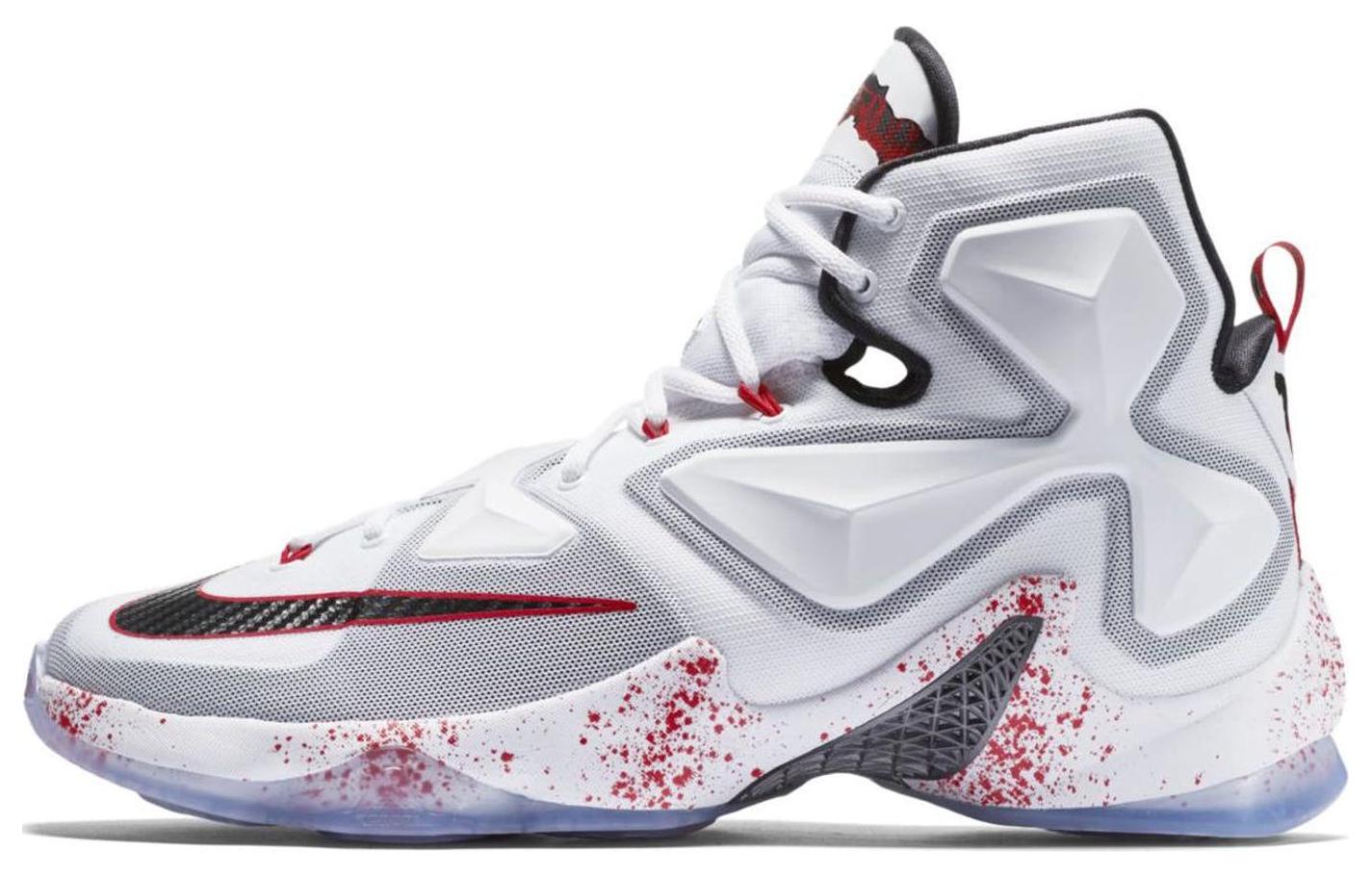 Кроссовки мужские Nike LeBron 13 Friday The 13th белые, 47.5 EU