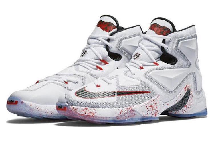 Кроссовки мужские Nike LeBron 13 Friday The 13th белые, 47.5 EU