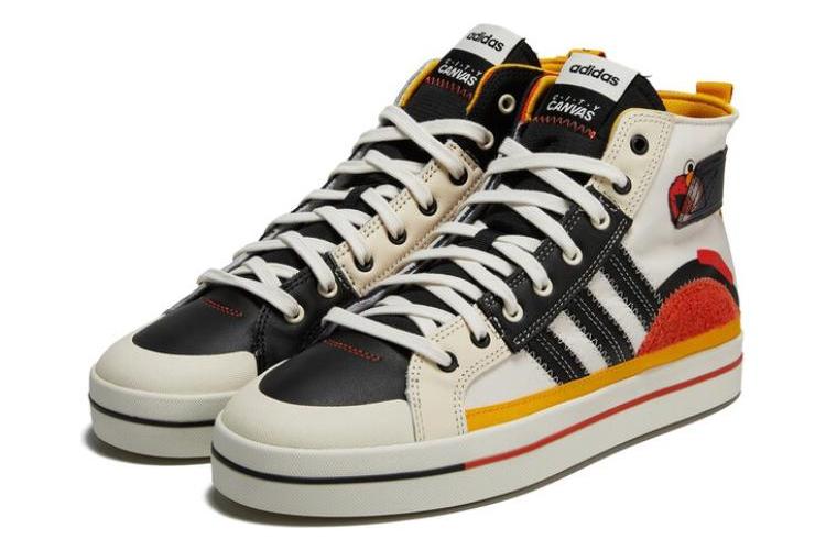 Кеды унисекс Adidas Neo City Canvas Hi multi color, 42 EU