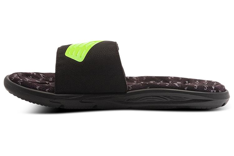 Шлепанцы мужские Under Armour Mercenary Xii Slipper черные/зеленые, 40 EU