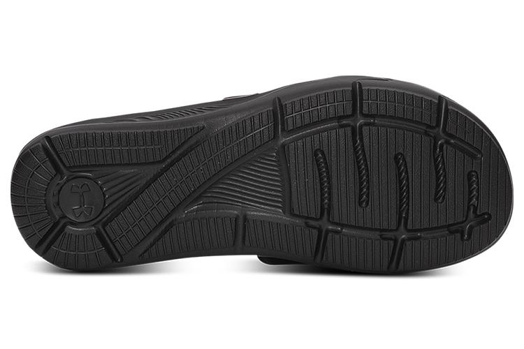 Шлепанцы мужские Under Armour Mercenary Xii Slipper черные/зеленые, 40 EU