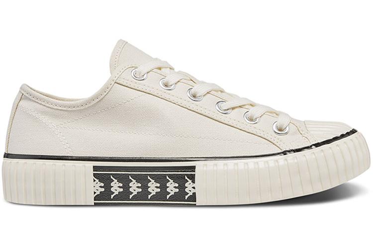 Кроссовки унисекс Kappa Coverage Slip Resistant Low Top белые, 35 EU
