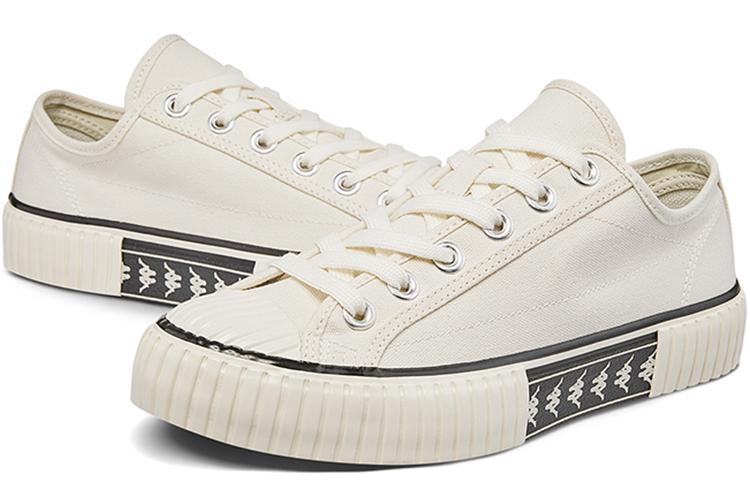 Кроссовки унисекс Kappa Coverage Slip Resistant Low Top белые, 35 EU