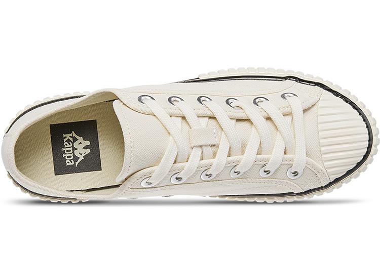 Кроссовки унисекс Kappa Coverage Slip Resistant Low Top белые, 35 EU