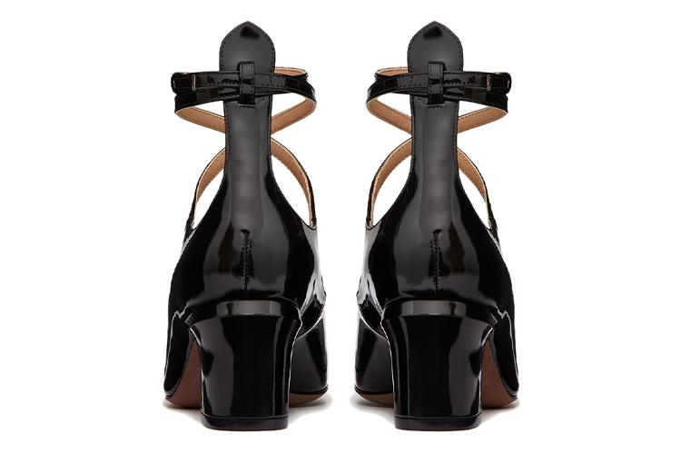 Туфли женские Valentino Go VLogo Plaque, tan, 37 EU