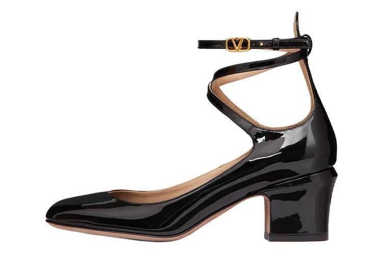 Туфли женские Valentino Go VLogo Plaque, tan, 37 EU