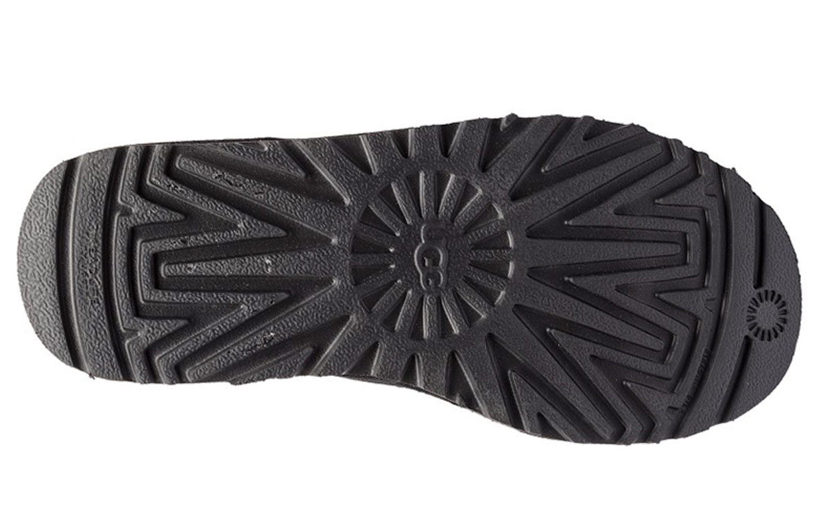 Снежные ботинки женские UGG Gita Bow Mini черные, 36 EU