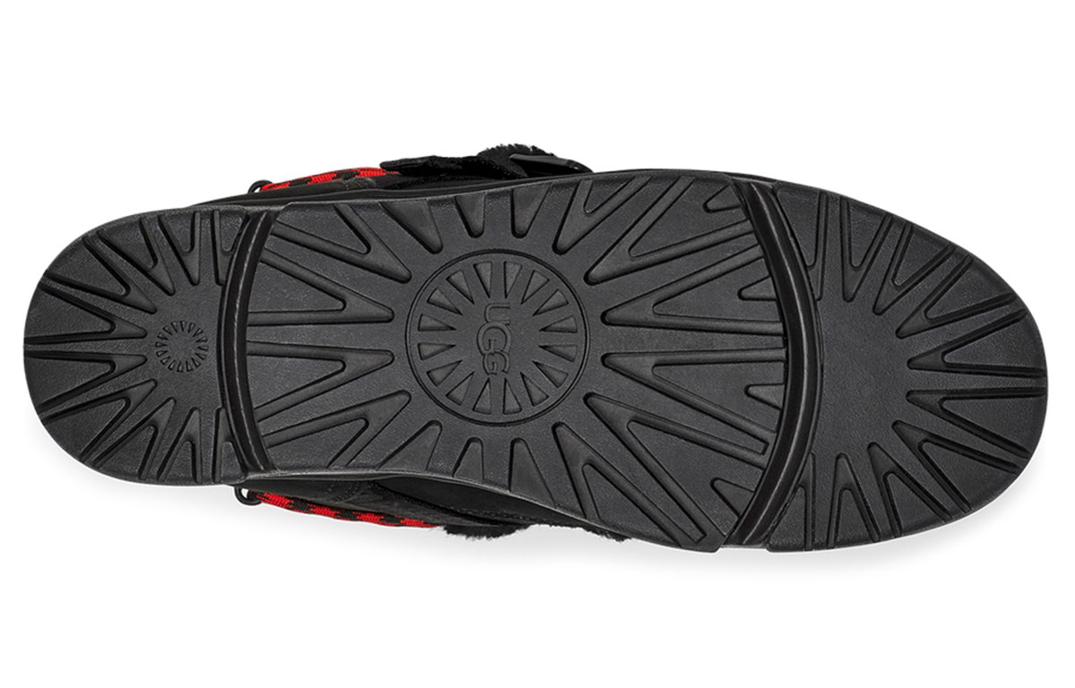 Снежные ботинки женские UGG Classic Weather Hiker черные, 36 EU