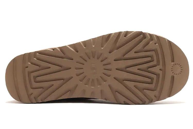 Снеговые сапоги женские UGG Logo, tan-brown, 37 EU