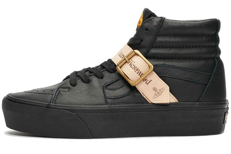 Кеды женские Vans SK8 HI Platform черные, 38 EU
