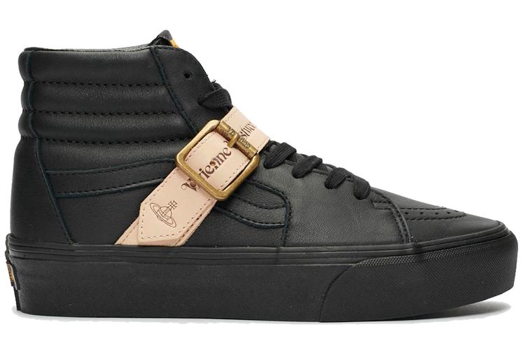 Кеды женские Vans SK8 HI Platform черные, 38 EU