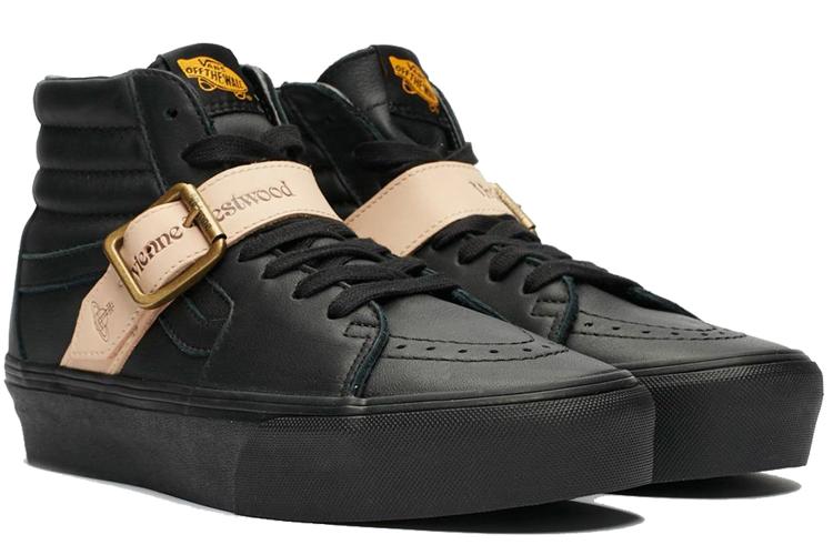 Кеды женские Vans SK8 HI Platform черные, 38 EU