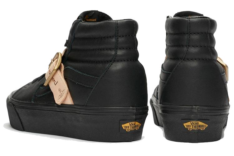 Кеды женские Vans SK8 HI Platform черные, 38 EU