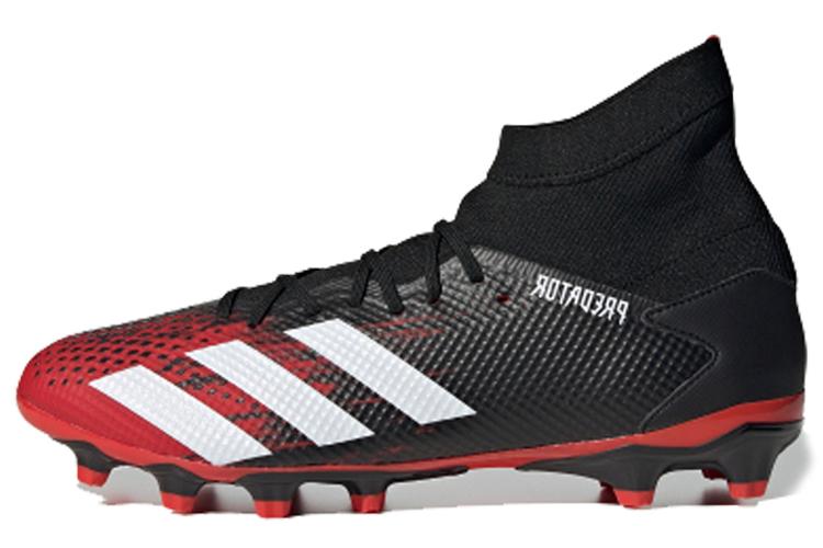 Футбольные бутсы мужские adidas Predator 20.3 Multi-Ground черные, красные, 40 2/3 EU