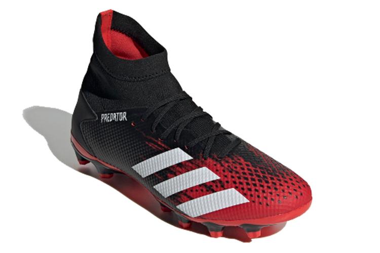 Футбольные бутсы мужские adidas Predator 20.3 Multi-Ground черные, красные, 40 2/3 EU