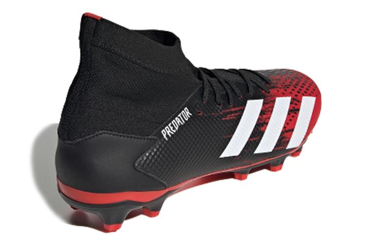 Футбольные бутсы мужские adidas Predator 20.3 Multi-Ground черные, красные, 40 2/3 EU