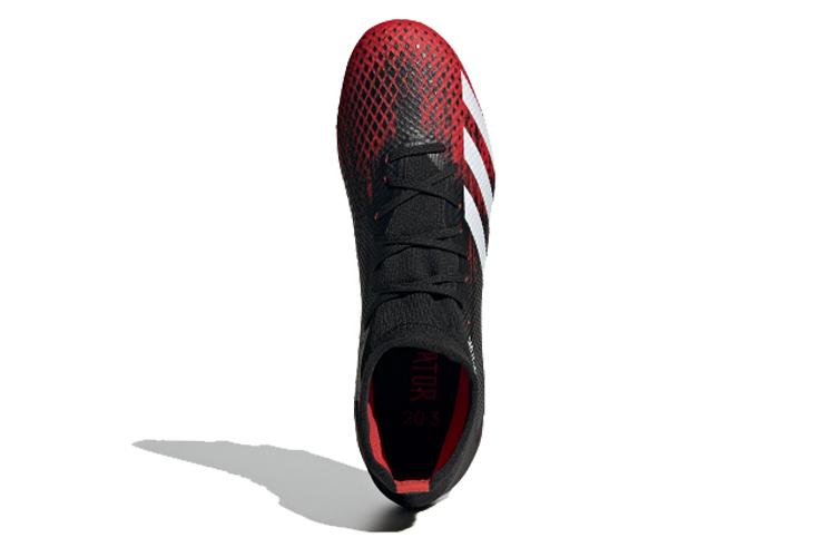 Футбольные бутсы мужские adidas Predator 20.3 Multi-Ground черные, красные, 40 2/3 EU