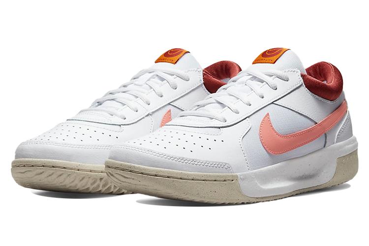 Кроссовки женские Nike Zoom Court Lite 3 белые/розовые, 36 EU