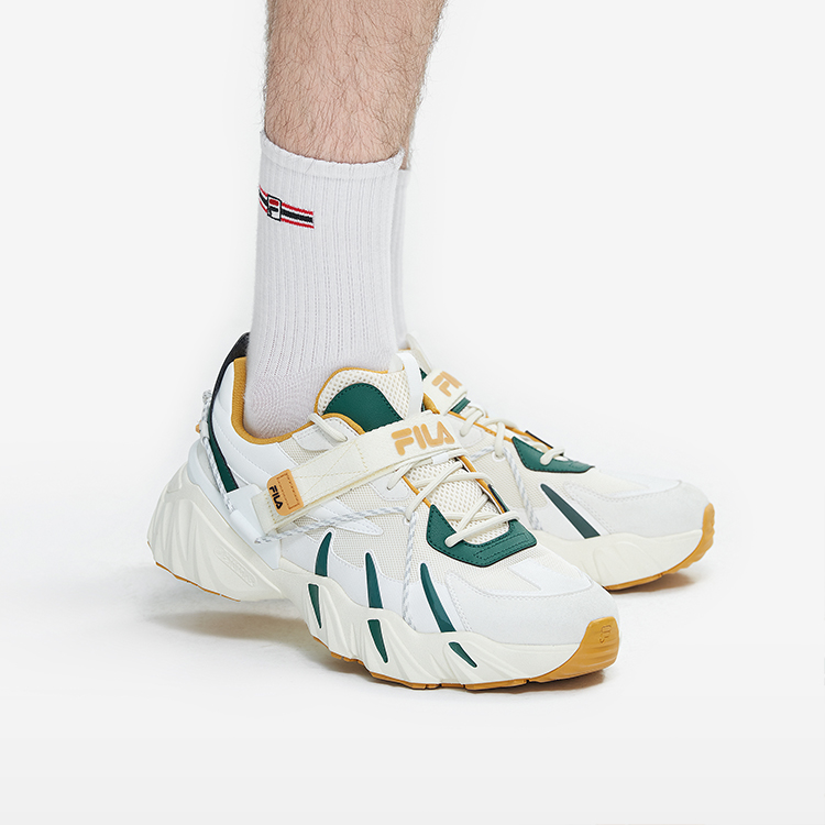 Кроссовки мужские FILA Beast Xt белые, желтые, 41 EU