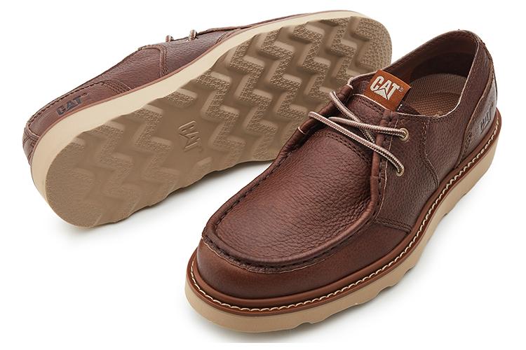 Топсайдеры мужские CAT P725528L1EMC39 темно-коричневые, 42 EU