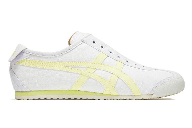 Кроссовки унисекс Onitsuka Tiger Mexico 66 белые-желтые, 38 EU