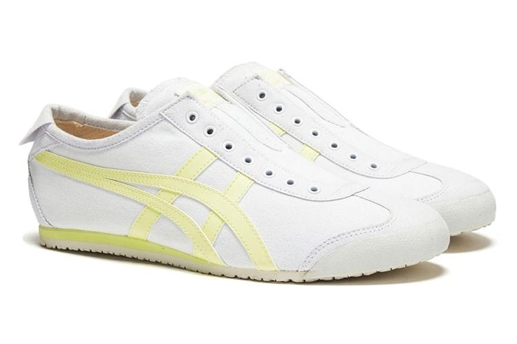 Кроссовки унисекс Onitsuka Tiger Mexico 66 белые-желтые, 38 EU