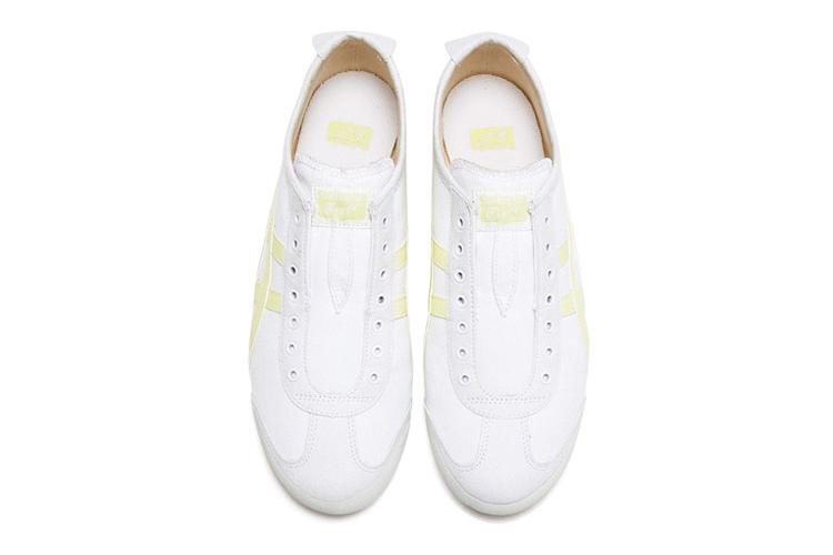 Кроссовки унисекс Onitsuka Tiger Mexico 66 белые-желтые, 38 EU