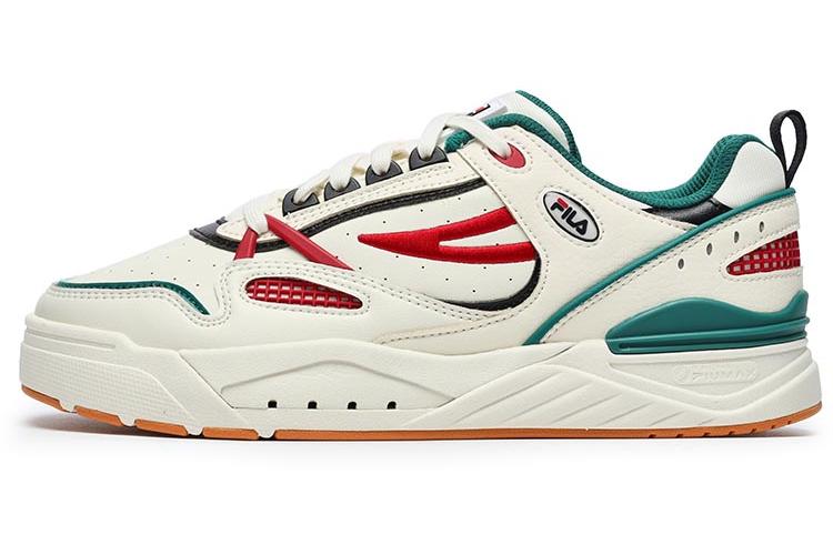 Кеды женские FILA Slam 22 белые, красные, зелёные