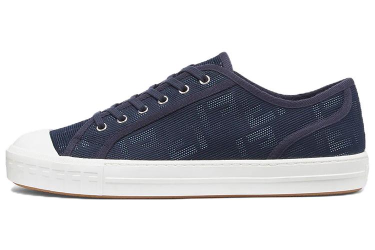 Кроссовки мужские FENDI Domino темно-синие, 43 EU