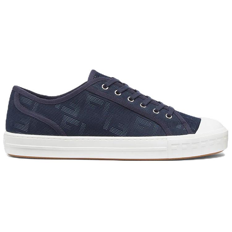 Кроссовки мужские FENDI Domino темно-синие, 43 EU