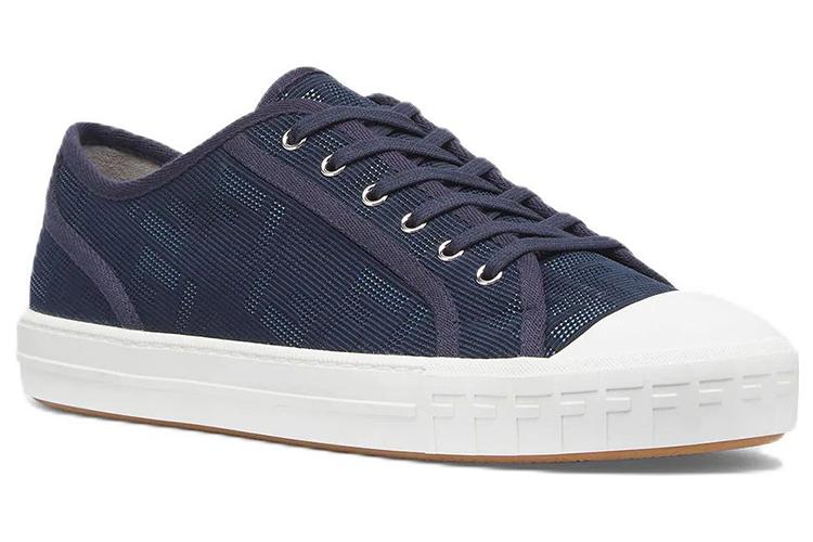 Кроссовки мужские FENDI Domino темно-синие, 43 EU