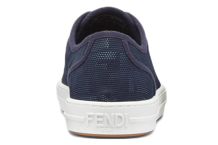 Кроссовки мужские FENDI Domino темно-синие, 43 EU