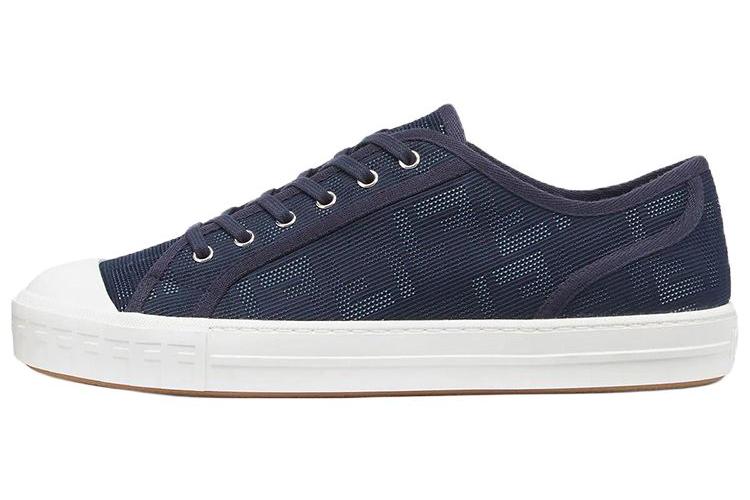 Кроссовки мужские FENDI Domino темно-синие, 43 EU