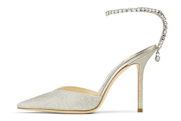 Туфли женские Jimmy Choo Saeda 100mm золотые