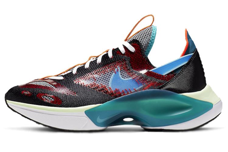 Кроссовки унисекс Nike DMNSIX N110 черные, синие, красные, 45 EU