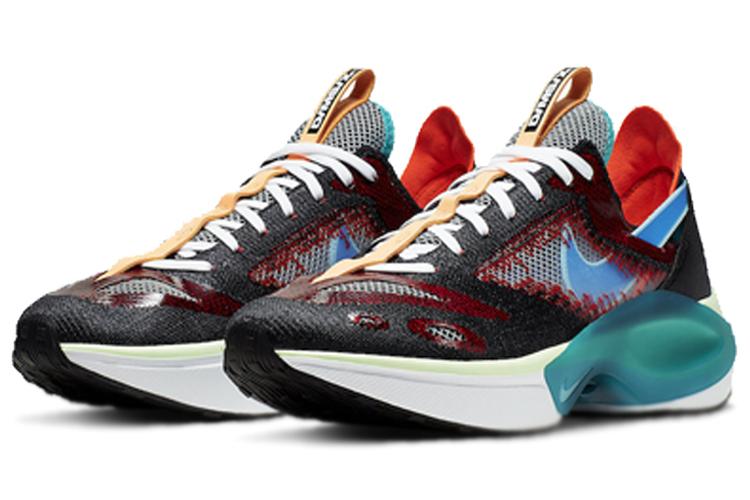 Кроссовки унисекс Nike DMNSIX N110 черные, синие, красные, 45 EU